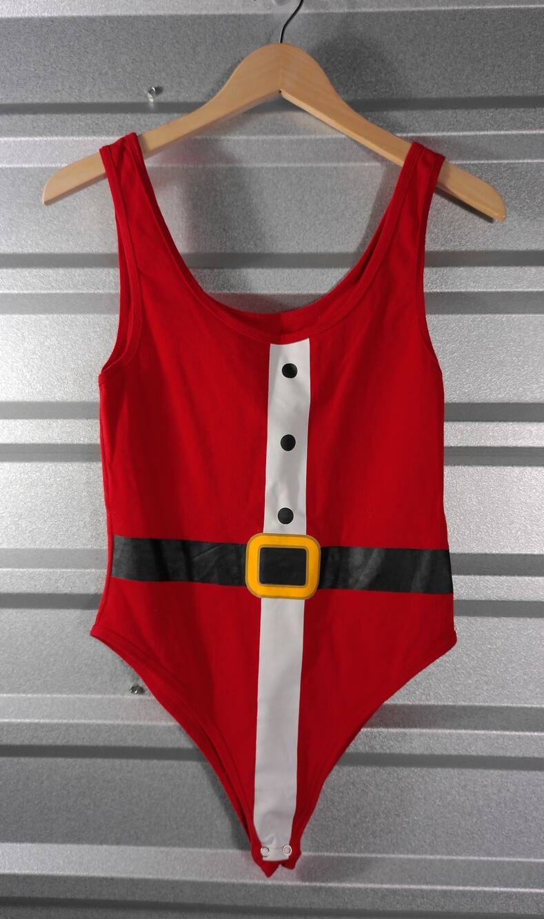 Chemistry Santa Bodysuit Sz L